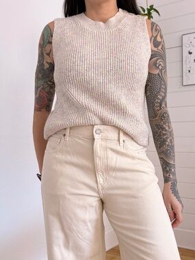 Michael stars rainbow knit Carol vest